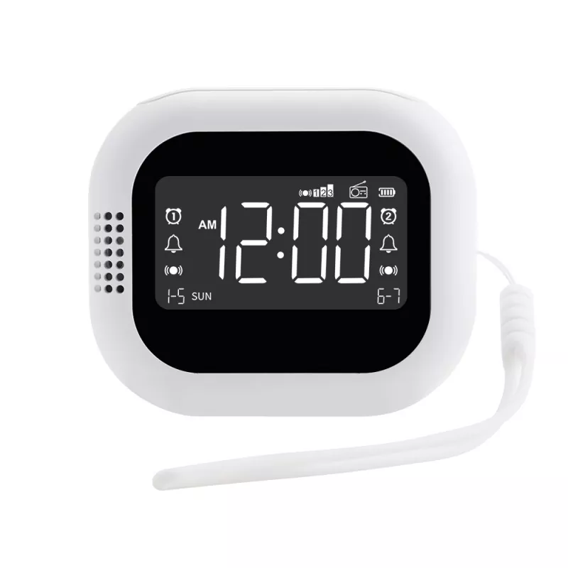 Horloge vibrante rechargeable radio FM